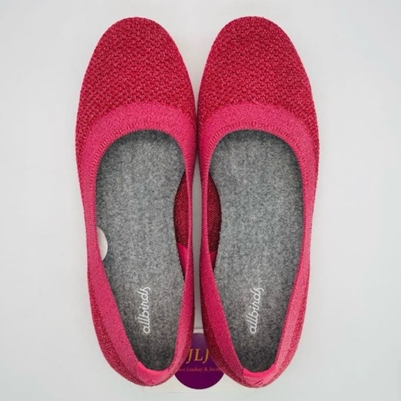 Allbirds Women's Tree Breezer Lux Pink Breathable Comfort Ballet Flats Size 10.5 - Picture 2 of 8